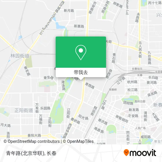 青年路(北京华联)地图