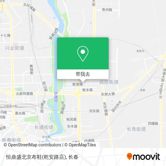 恒鼎盛北京布鞋(乾安路店)地图