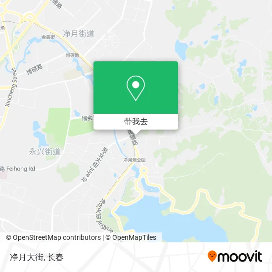 净月大街地图