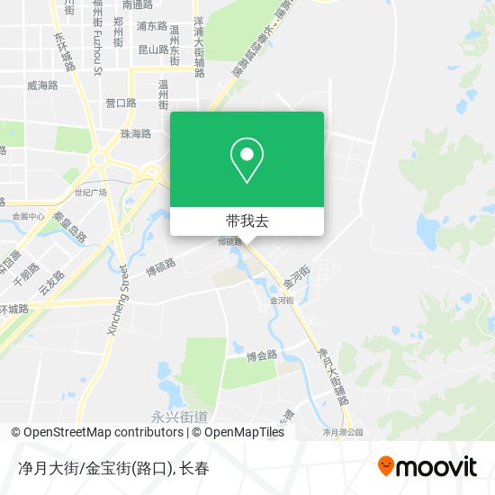 净月大街/金宝街(路口)地图
