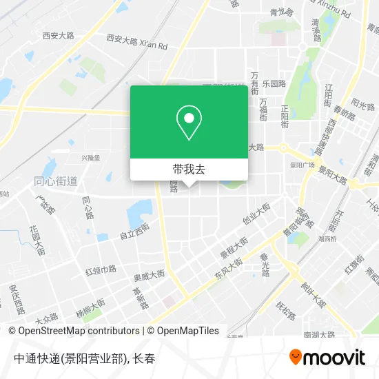 中通快递(景阳营业部)地图
