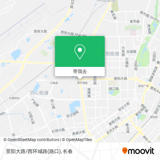 景阳大路/西环城路(路口)地图