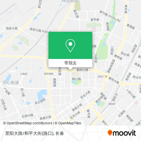 景阳大路/和平大街(路口)地图
