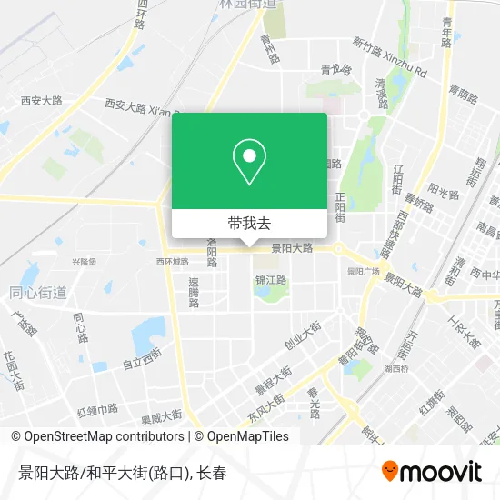 景阳大路/和平大街(路口)地图