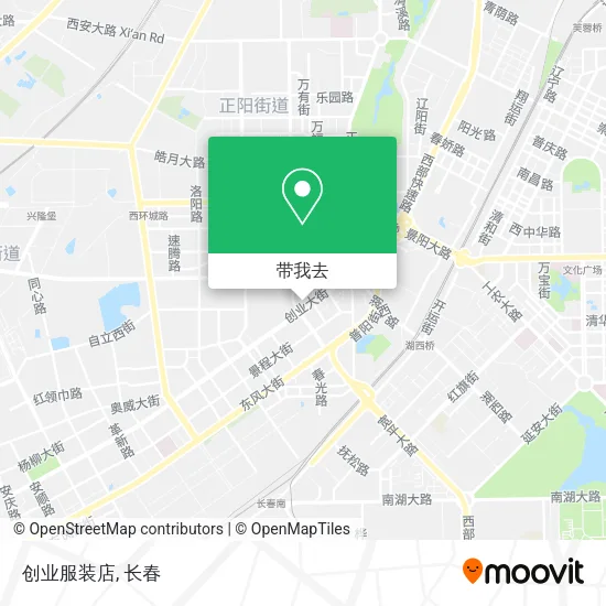 创业服装店地图