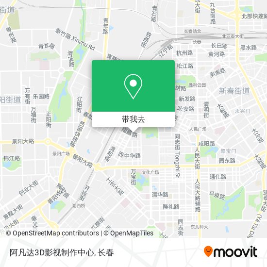 阿凡达3D影视制作中心地图