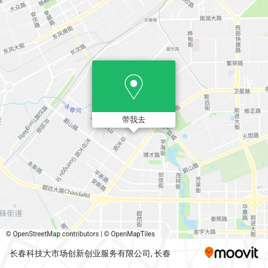 长春科技大市场创新创业服务有限公司地图