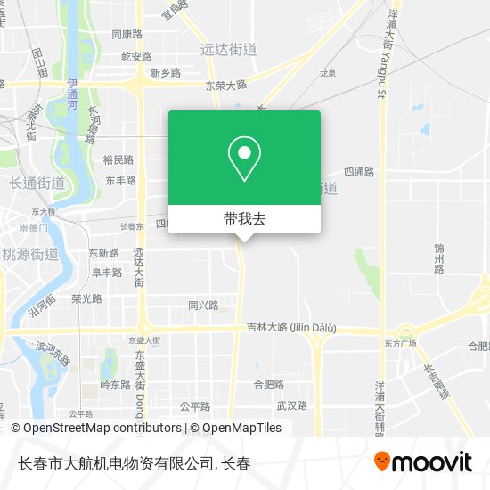 长春市大航机电物资有限公司地图