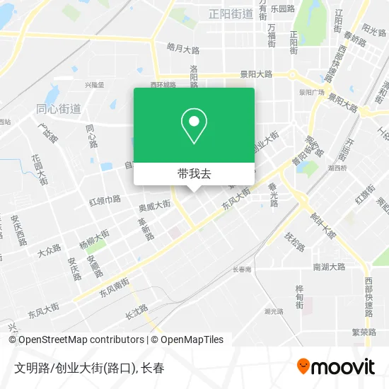 文明路/创业大街(路口)地图