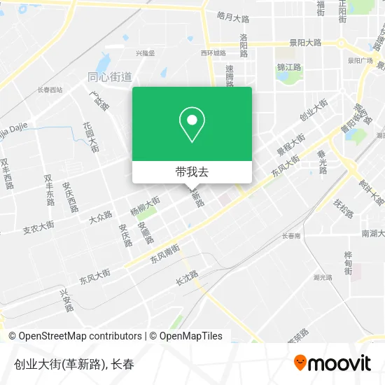 创业大街(革新路)地图