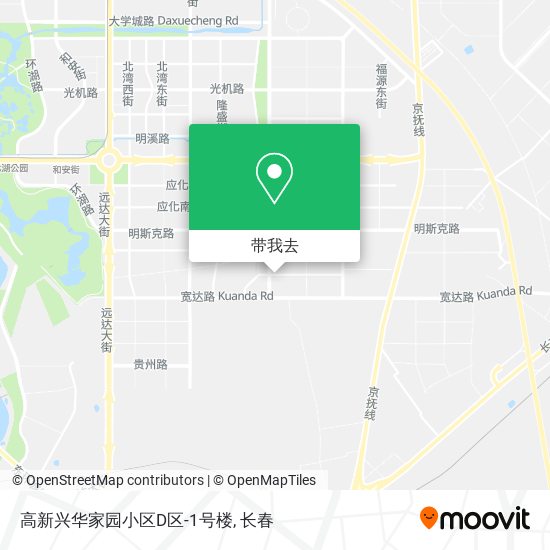 高新兴华家园小区D区-1号楼地图