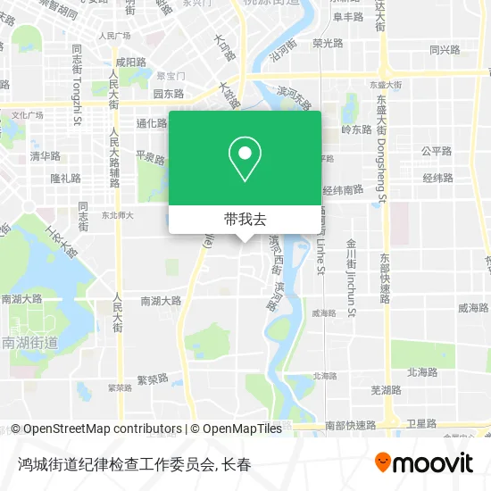 鸿城街道纪律检查工作委员会地图