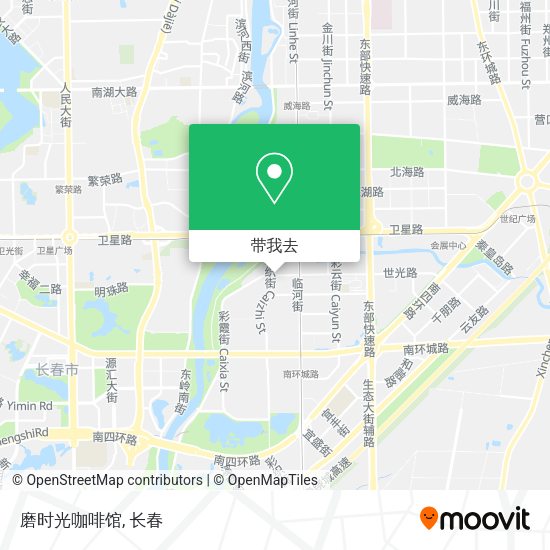 磨时光咖啡馆地图