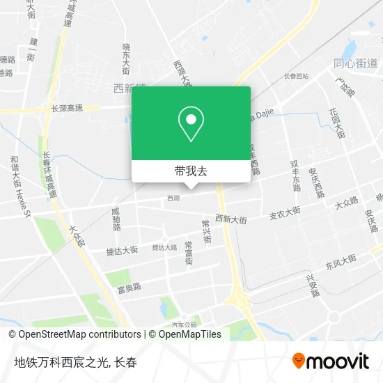 地铁万科西宸之光地图