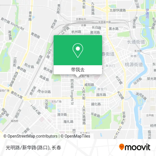 光明路/新华路(路口)地图