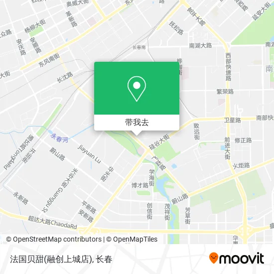 法国贝甜(融创上城店)地图