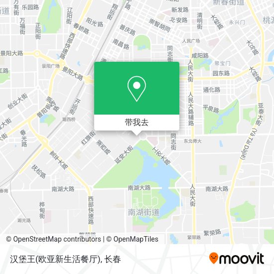 汉堡王(欧亚新生活餐厅)地图