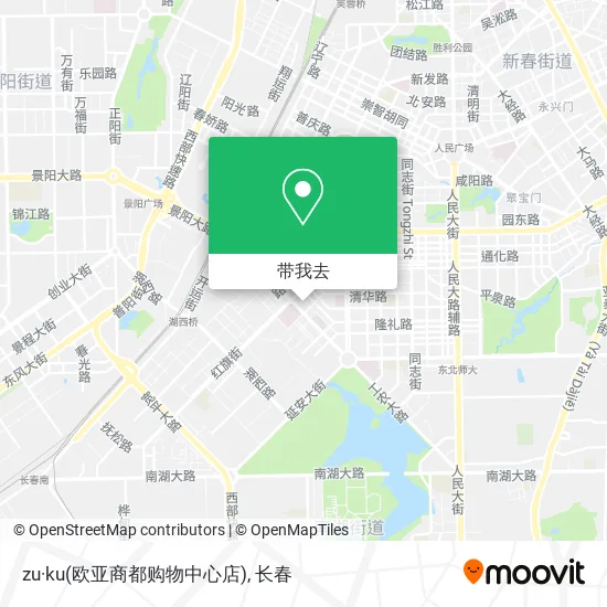 zu·ku(欧亚商都购物中心店)地图