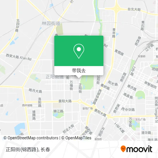 正阳街(锦西路)地图