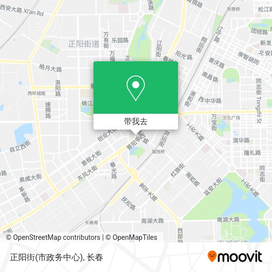 正阳街(市政务中心)地图