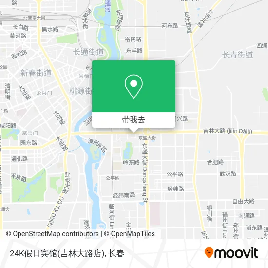 24K假日宾馆(吉林大路店)地图