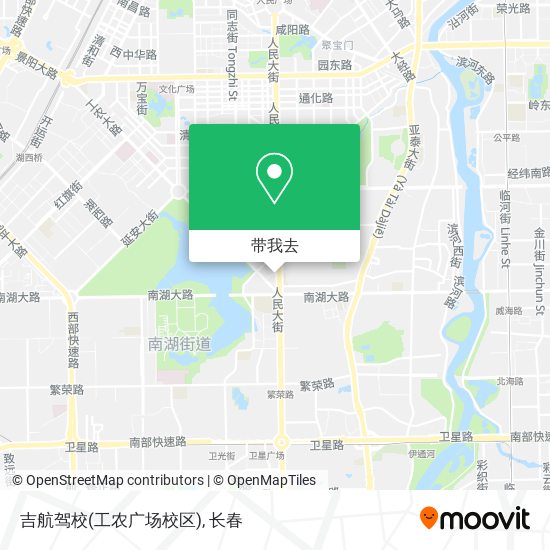 吉航驾校(工农广场校区)地图