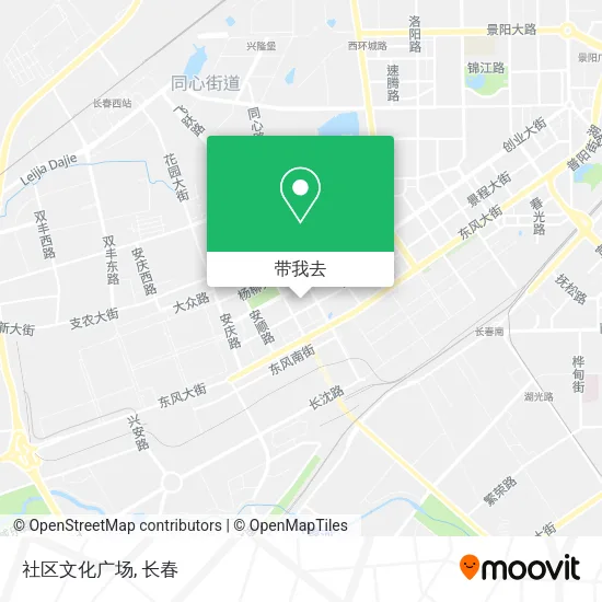 社区文化广场地图