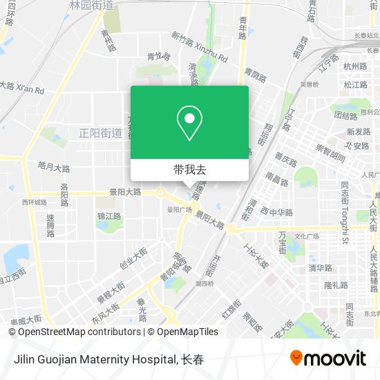 Jilin Guojian Maternity Hospital地图