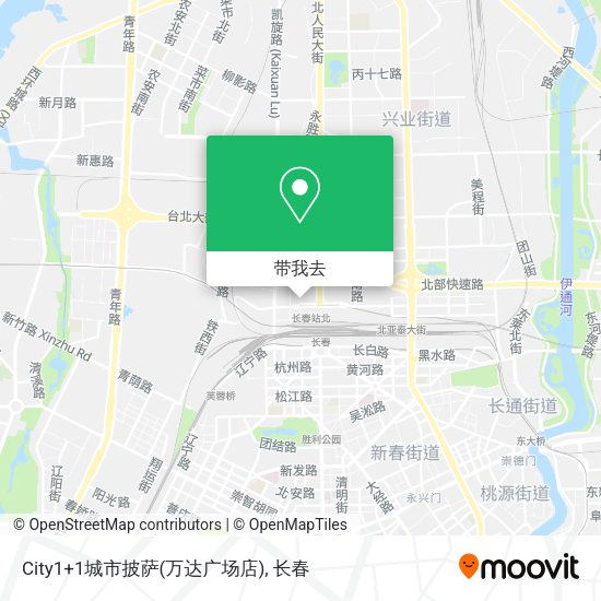 City1+1城市披萨(万达广场店)地图