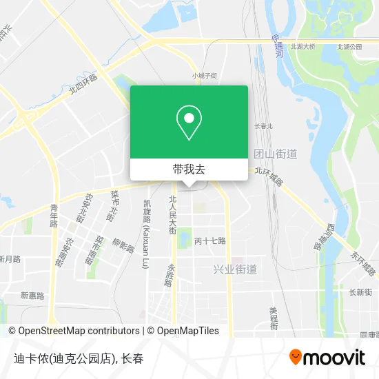 迪卡侬(迪克公园店)地图