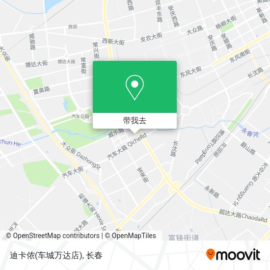 迪卡侬(车城万达店)地图