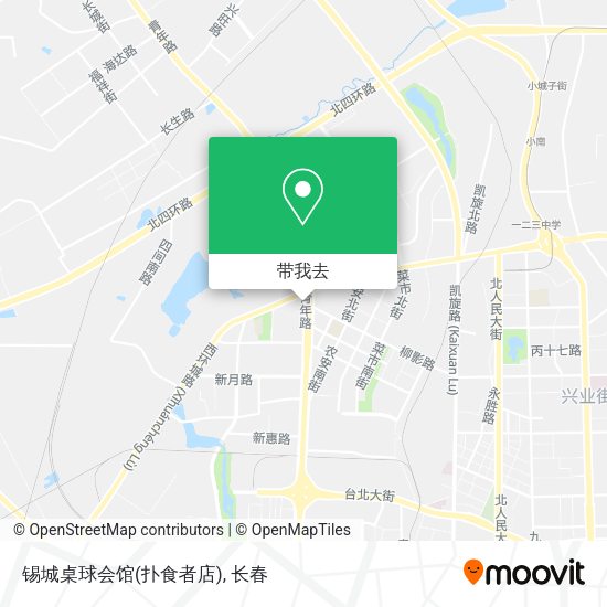 锡城桌球会馆(扑食者店)地图