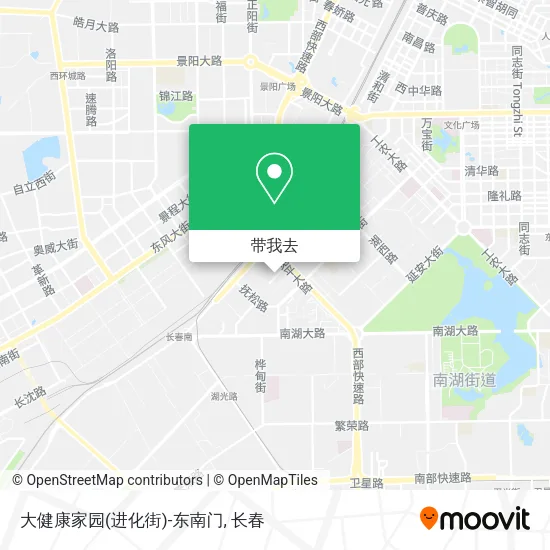 大健康家园(进化街)-东南门地图