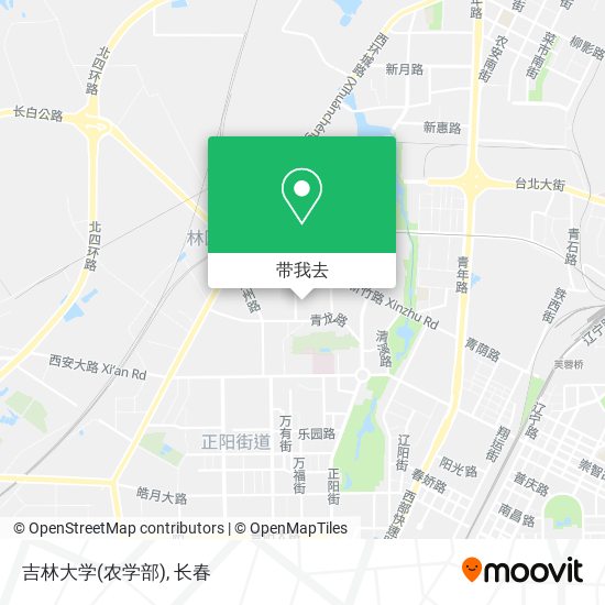 吉林大学(农学部)地图