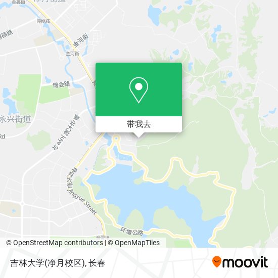 吉林大学(净月校区)地图