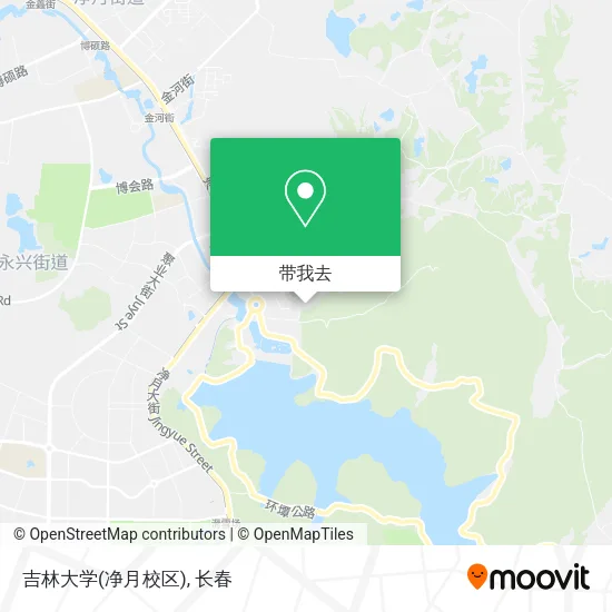 吉林大学(净月校区)地图