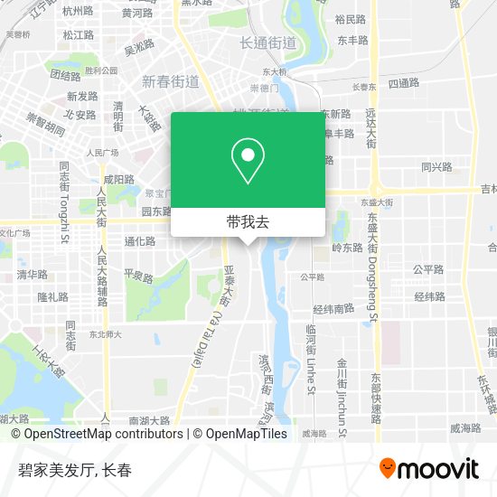 碧家美发厅地图