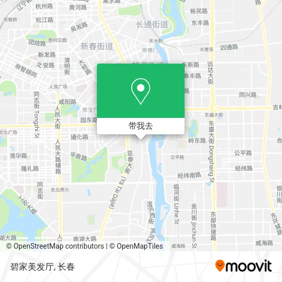 碧家美发厅地图