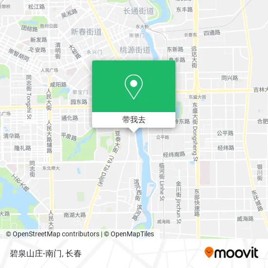 碧泉山庄-南门地图