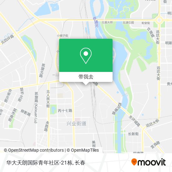 华大天朗国际青年社区-21栋地图