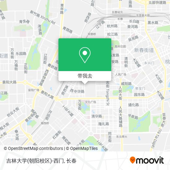 吉林大学(朝阳校区)-西门地图