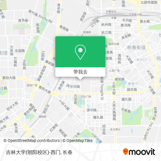 吉林大学(朝阳校区)-西门地图