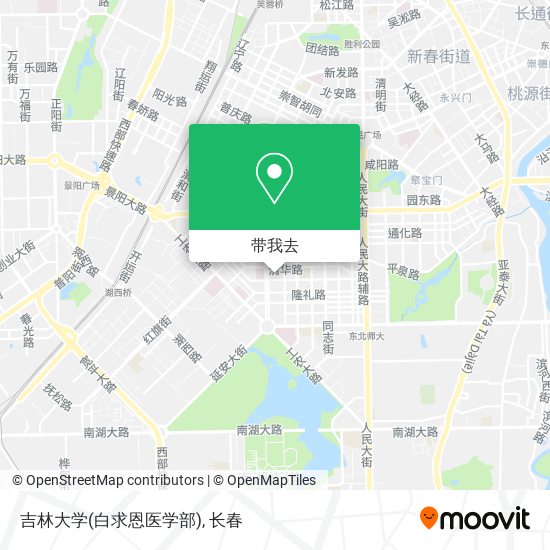 吉林大学(白求恩医学部)地图