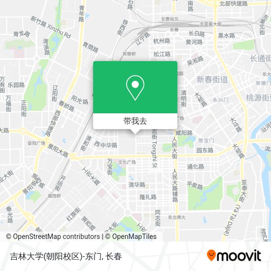吉林大学(朝阳校区)-东门地图