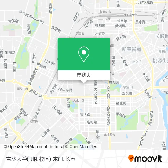 吉林大学(朝阳校区)-东门地图