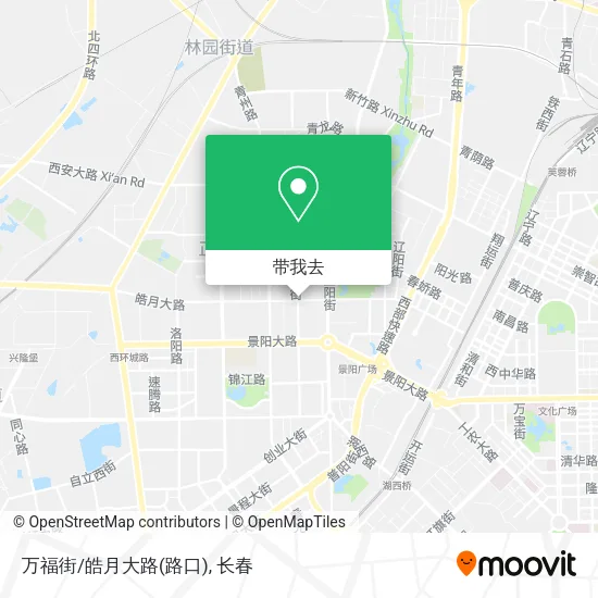 万福街/皓月大路(路口)地图