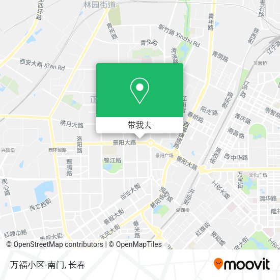 万福小区-南门地图