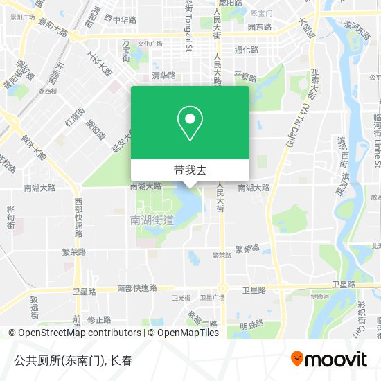 公共厕所(东南门)地图