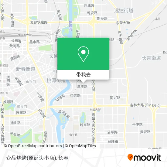 众品烧烤(原延边串店)地图