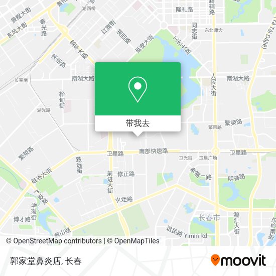 郭家堂鼻炎店地图